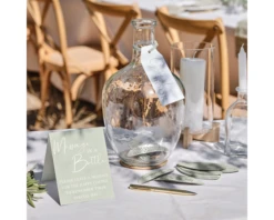 Alternatief Gastenboek Glazen Vaas Ginger Ray