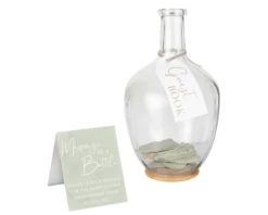 Alternatief Gastenboek Glazen Vaas Ginger Ray -Versiering Winkel sw 835b