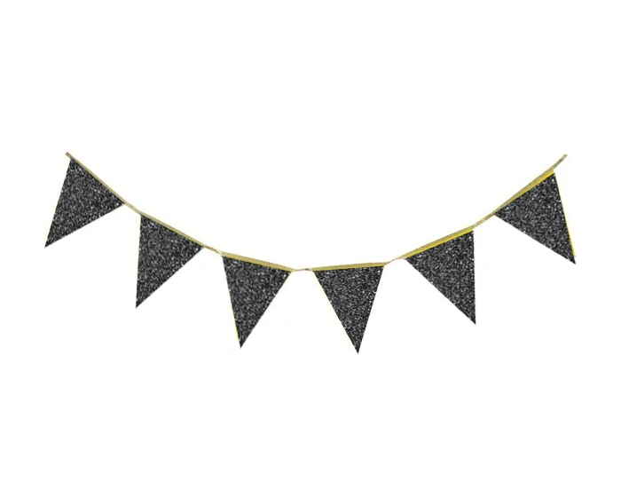 Glitter Slinger Zwart (6m) 1 Glitter Slinger Zwart (6m)