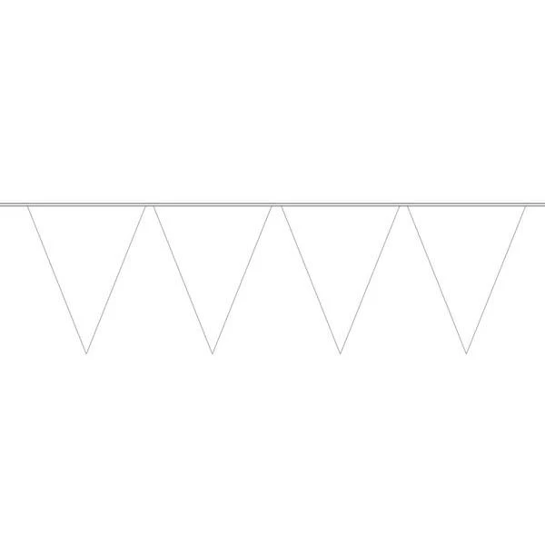 Vlaggenlijn Wit 1 Vlaggenlijn Wit