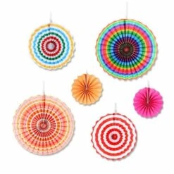 Deco Waaiers Mix (6st)