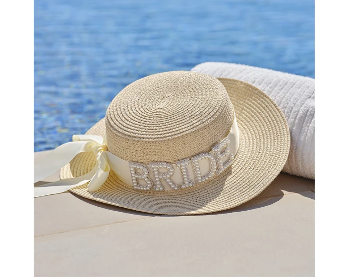 Hoed Bride Met Parels Ginger Ray 2 Hoed Bride Met Parels Ginger Ray - Afbeelding 2