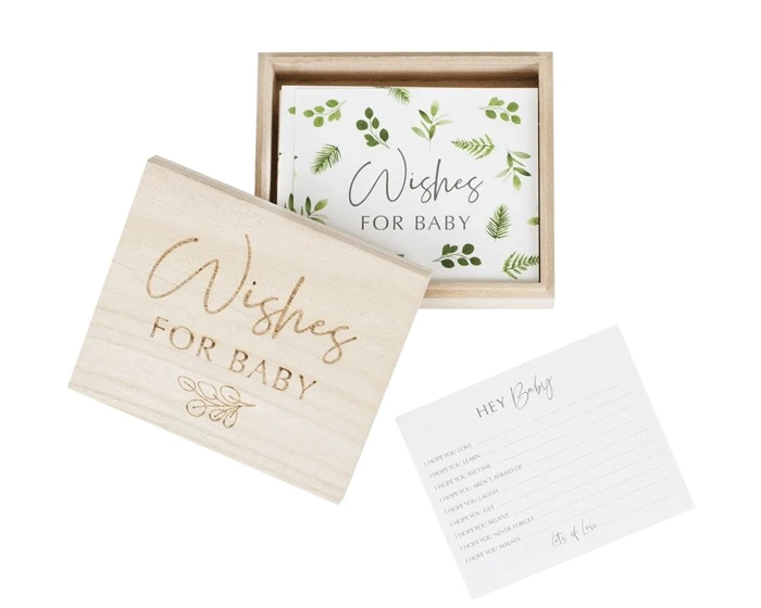 Botanical Wishes For Baby In Box Ginger Ray 2 Botanical Wishes For Baby In Box Ginger Ray - Afbeelding 2