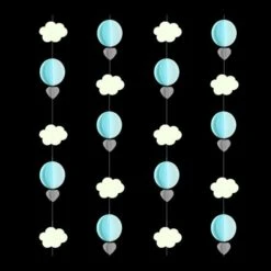 String Versiering Wolk Blauw