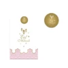 Papieren Zakjes + Stickers Eid Mubarak Roze (6st)