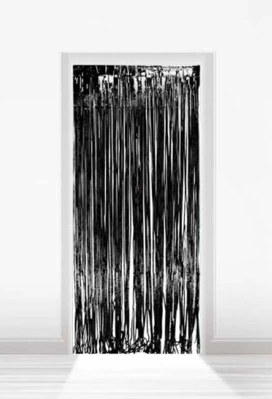 Deurgordijn Zwart 1 Deurgordijn Zwart